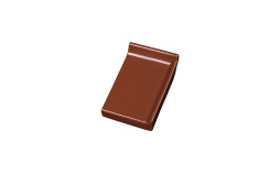 Клинкерный завершающий водоотлив с бортиком правый Terca Light brown, 160*105*30 мм