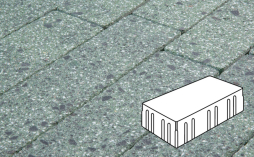 Плитка тротуарная Готика, Granite FINERRO, Скада без фаски В3.П.10, Порфир, 225*150*100 мм