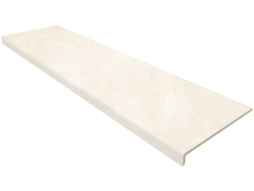 Ступень с прямым носиком Gres Aragon Selena Blanco 1200*315*14(35) мм