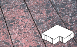 Плитка тротуарная Готика, Granite FINO, Калипсо Б.2.Ф.6, Дымовский, 200*200*60 мм