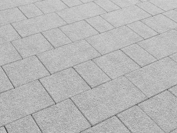 Плитка тротуарная Старый город Б.1.Фсм.8 стоунмикс белый, комплект 3 шт, толщина 80 мм