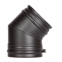 Отвод Schiedel PERMETER 25 30 град. черный, D 200/250 мм