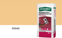 Штукатурка Основит КОРОЕД ЭКСТЕРВЭЛЛ OM-2.5 WK, 01040, 2,5 мм, 25 кг