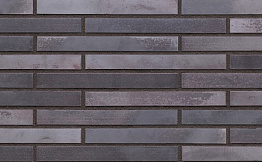 Клинкерная плитка под кирпич King Klinker KING SIZE 18 Obsidian shadow гладкая LF, 490*52*14 мм