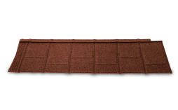 Композитная черепица рядовая Metrotile IShingle Scarlet