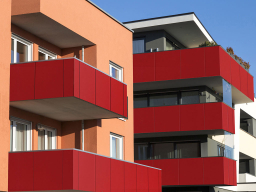 HPL-панель Greenlam Colours SUD 9275 Vermilion Red двухсторонняя, 3050*1300*10 мм