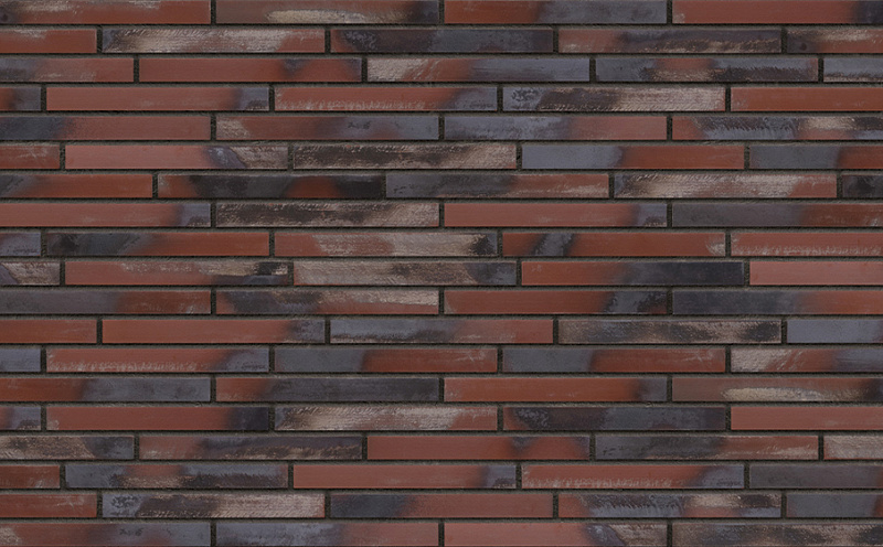Клинкерная плитка под кирпич King Klinker KING SIZE 08 Coral star гладкая, 490*52*14 мм