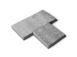 Плитка тротуарная Квадрат Б.1.К.6 искусственный камень шунгит, 300*300*60 мм