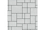 Плитка тротуарная SteinRus, Инсбрук Альпен Б.7.Псм.6, гладкая, белый, толщина 60 мм