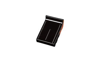 Клинкерный завершающий водоотлив Terca Black shine, 160*105*30 мм