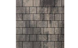 Плитка тротуарная SteinRus Бельпассо А.23(М).Псм.4, гладкая, ColorMix Нокс, толщина 40 мм