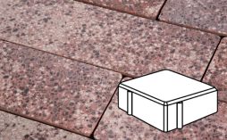 Плитка тротуарная Готика, Granite FINO, Квадрат В.1.К.10/Г.1.К.10, Сансет, 100*100*100 мм