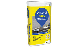 Ровнитель для пола Vetonit 6000, серый, 25 кг