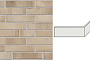 Клинкерная плитка угловая Stroeher Wasserbrand, 673 naturbeige, 240*115*52*12 мм