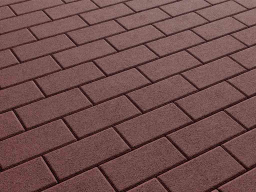 Плитка тротуарная Прямоугольник А.2.П.4 гранит красный, 200*100*40 мм