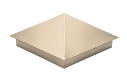 Колпак на столб Grand Line, 0,5 Satin, RAL 1015, 390*390 мм
