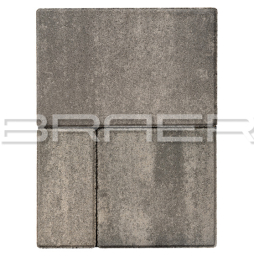 Плитка тротуарная BRAER Мозаика Color Mix Туман, толщина 60 мм