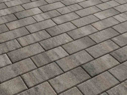 Плитка тротуарная Прямоугольник Б.2.П.6 листопад гладкий старый замок, 200*100*60 мм