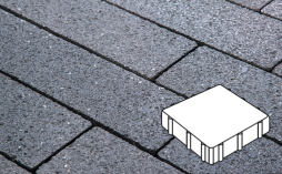Плитка тротуарная Готика, City Granite FINERRO, Квадрат Б.3.К.6, Амфиболит, 300*300*60 мм