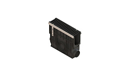 Пескоуловитель Standartpark PolyMax Drive DN100 с чугунной щелевой решеткой, 500*160*414 мм