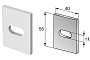 Термомост для кронштейнов HILTI Light VFH 1.0, MFT-ISO S, 40*55*5 мм