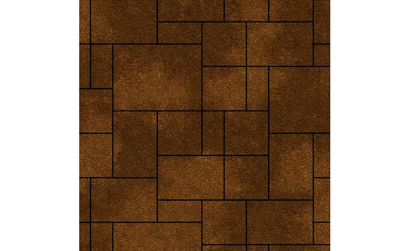Плитка тротуарная SteinRus Инсбрук Альпен Б.7.Псм.6 Native, ColorMix Бомонт, толщина 60 мм