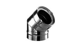 Отвод для дымохода Schiedel ICS 50 45 град., D 200/300 мм