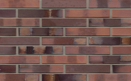 Кирпич клинкерный Muhr 04S Rotbraun-bunt Spezial гладкий, 290*60*52 мм