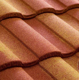 Композитная черепица рядовая Metrotile Roman Terracotta yellow