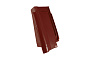 Керамическая черепица боковая левая TONDACH Samba 11 (Sensaton 11), Red glazed