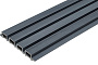 Реечная фасадная панель CM Wall Ebony 3000*219*26 мм