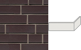 Клинкерная плитка угловая ручной формовки Feldhaus Klinker NF 14 W509 geo ferrum liso 240*71*115*14 мм