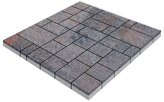 Тротуарная плитка SteinRus Инсбрук Альпен Б.7.Псм.6 Backwash, Абрау, толщина 60 мм