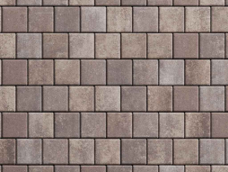 Плитка тротуарная Квадрат Б.3.К.8 листопад гладкий хаски, 100*100*80 мм