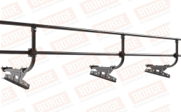 Кровельное ограждение Borge для фальцевой кровли оцинкованное RAL 8019, 300*60 см