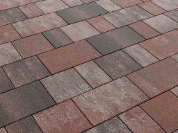 Плитка тротуарная Старый город Б.1.Фсм.6 колормикс гладкий закат, комплект 3 шт, толщина 60 мм