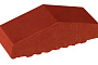 Клинкерный заборный элемент полнотелый King Klinker 06 Note of cinnamon, 180/120*65*58 мм