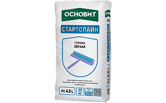 Стяжка Основит СТАРТОЛАЙН FC43 L (ранее серия ИННОЛАЙН Т-43), 25 кг
