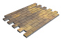 Плитка тротуарная SteinRus Прямоугольник А.6.П.4, гладкая, Тоскана, 200*100*40 мм