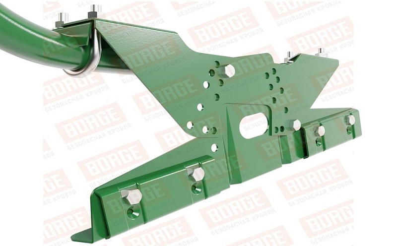 Кровельное ограждение Borge для фальцевой кровли оцинкованное RAL 6002, 300*60 см