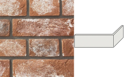 Угловой декоративный кирпич Redstone Кронштадт KR-64-0/U, 230*105*66 мм