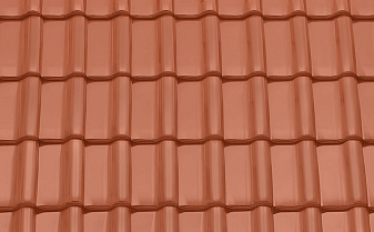 Керамическая черепица рядовая TONDACH Samba 11 (Sensaton 11), Natural red