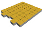 Плитка тротуарная SteinRus Инсбрук Альт Нео, Native, желтый, толщина 60 мм