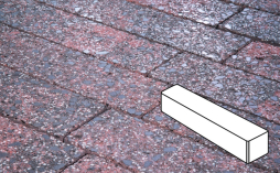 Плитка тротуарная Готика Granite FINERRO, Ригель Б.3.П.8, Дымовский 360*80*80 мм