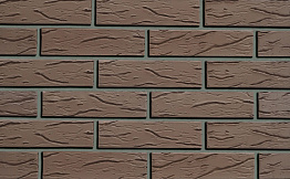 Кирпич облицовочный Кротовский КЗ Классика Шоколад рустик 250*120*65 мм