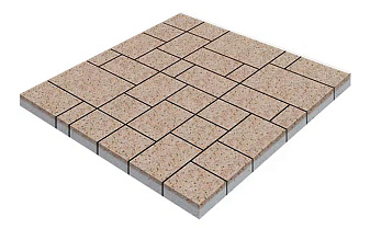 Плитка тротуарная SteinRus Инсбрук Альпен Б.7.Псм.6 Backwash, Грейзен, толщина 60 мм