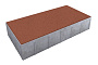 Плитка тротуарная Прямоугольник (Ла-Линия) Б.5.П.6 гладкий красный 600*300*60 мм