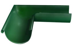 Угол желоба внешний Grand Line 90 градусов Rooftop dRain PU RAL 6005 зеленый мох