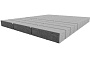 Плитка тротуарная SteinRus Ригель В.4.П.8 гладкая, серый, 300*100*80 мм