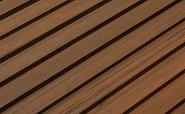 Реечная фасадная панель CM Wall Teak 3000*219*26 мм